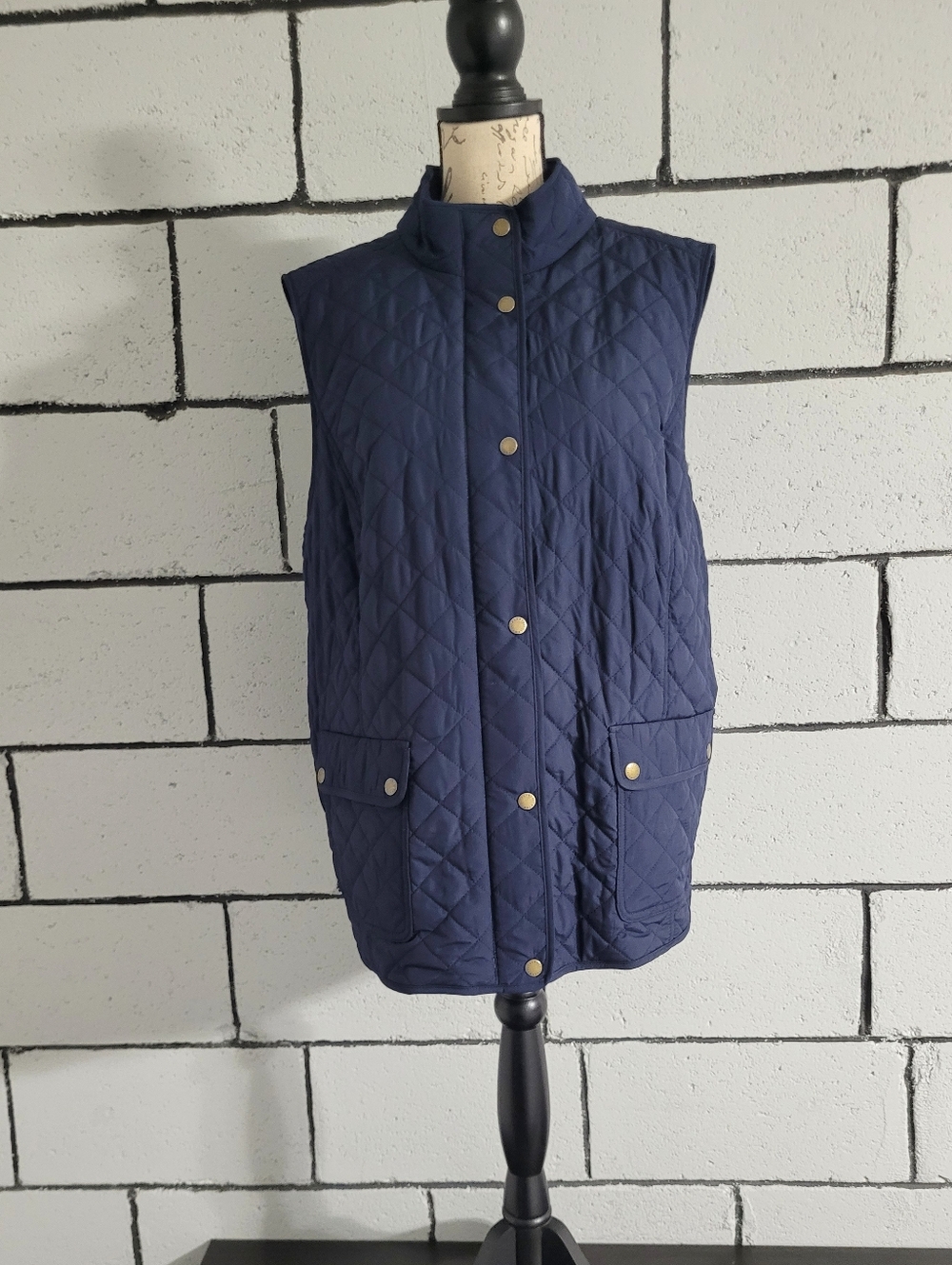 BUNDLE SALE! Talbots Navy Quilted Vest Sz 2X